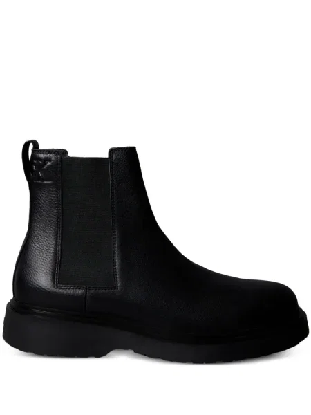 Botine chelsea Calvin Klein cu autograf negru