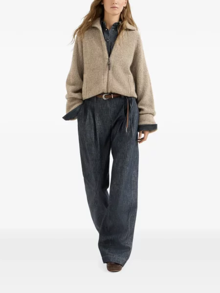 Pantaloni Brunello Cucinelli albastru