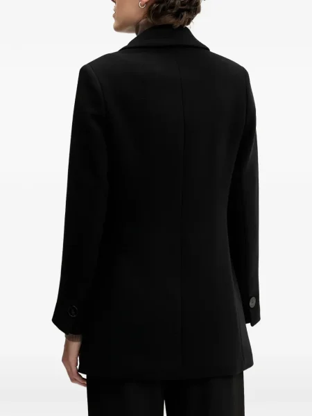 Płaszcz Sisley dwurzędowy czarny