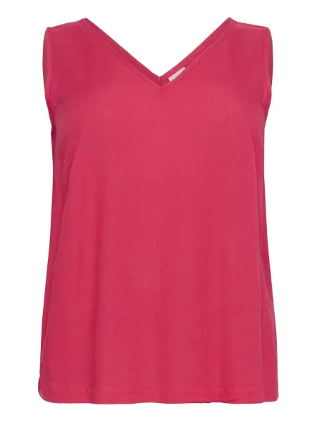 KAFFE CURVE Bluză Mille zmeură roz