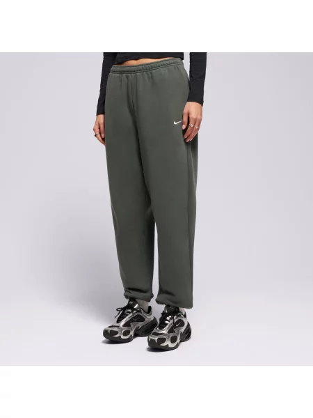 Nike Spodnie W Nk Stdo Flc Mw Hr Os Cff Pnt zielone