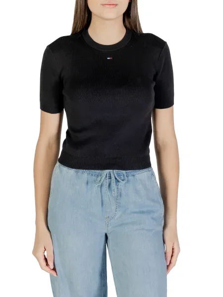 Majica Tommy Hilfiger Jeans črna