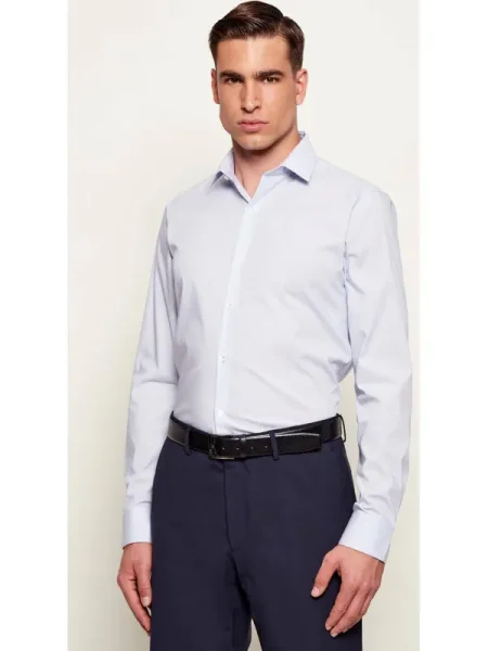 Calvin Klein Cămașă | Slim Fit | stretch albastru