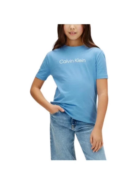 Tričko Calvin Klein Jeans modrá