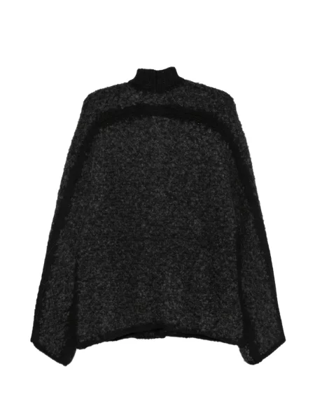 Cardigan Label Under Construction tricotate gri