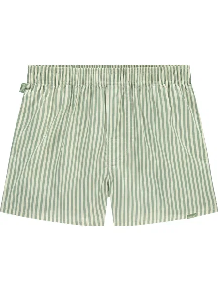 Pockies Boxeri verde pastel / roșu / murdar alb