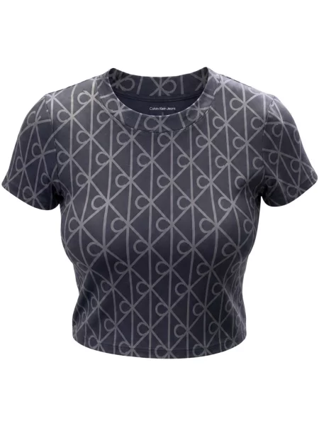 Tričko Calvin Klein Jeans sivá