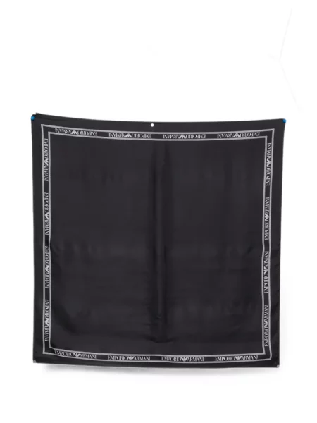 Fular Emporio Armani cu autograf negru