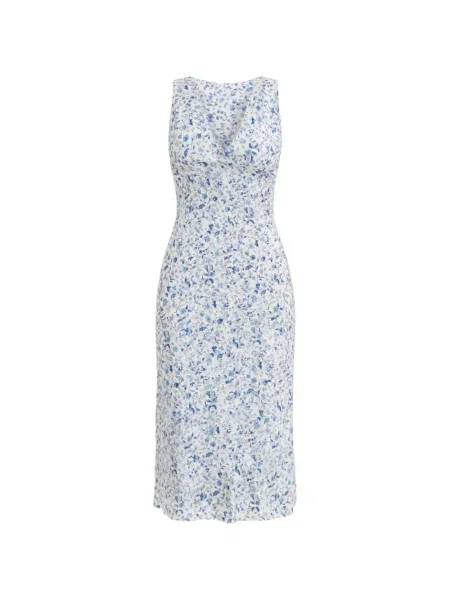 Rochie Reformation cu model floral de costum alb