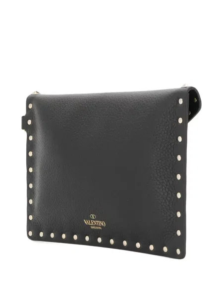 Clutch Valentino Garavani μαύρο