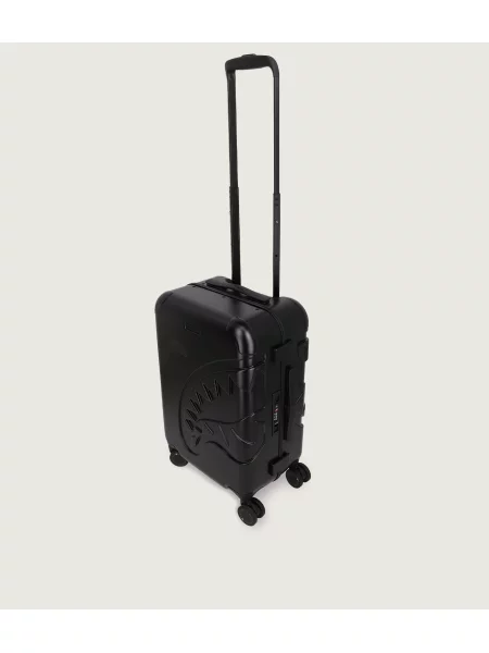 Sprayground Valiză Blacked Out Embossed Gold Tooth | 45 x 33 x 21 cm negru
