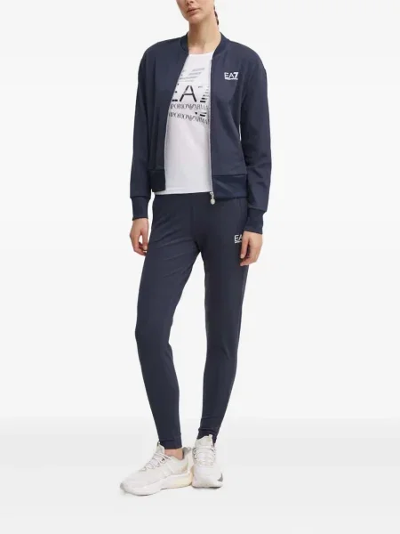 Pantaloni Ea7 Emporio Armani albastru