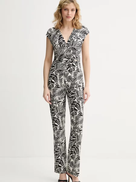 Morgan salopetă palazzo pentru femei bej