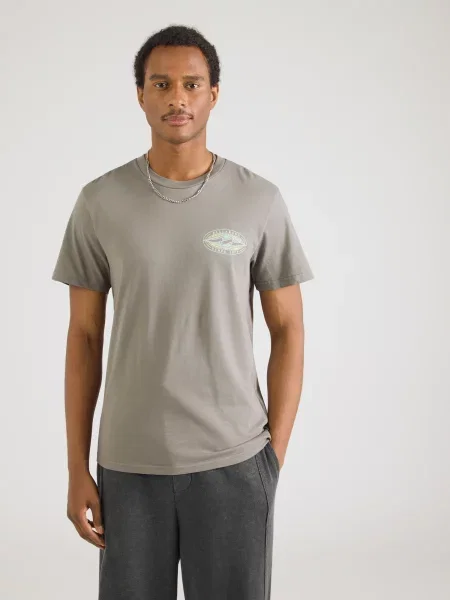 BILLABONG Tričko DIAMOND VISION vodová / limetková / sivá biela
