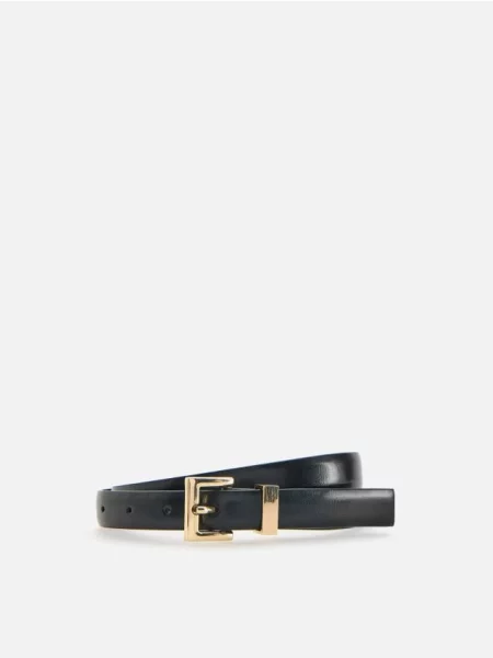 Reserved Curea Din Materiale Combinate negru