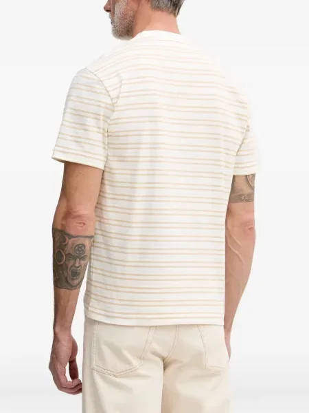 Tricou Lacoste cu autograf alb