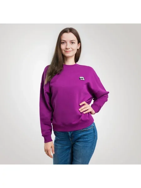 Bluza Karl Lagerfeld fioletowa