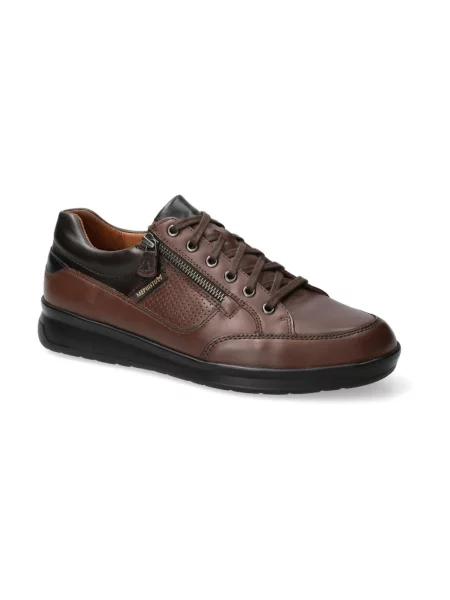 Sneakersy Mephisto skórzane brązowe