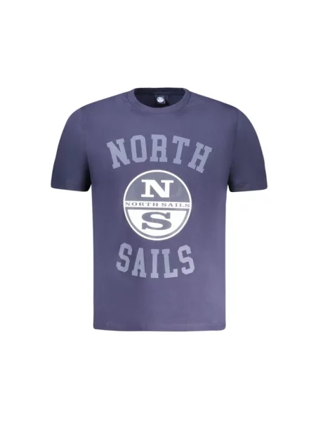 Krótka koszulka North Sails niebieska