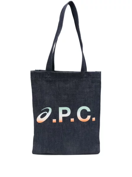 Geantă A.p.c. cu imagine albastru