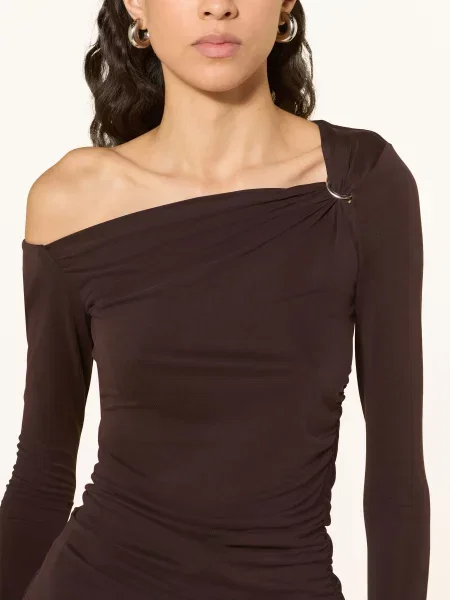 Leger Studio Koszulka Na Jedno Ramię Adline braun