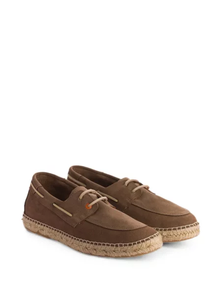 Pantofi loafer Abarca din piele de căprioară maro