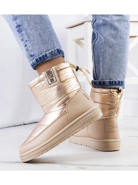 Dámske snehule BIG STAR beige béžová