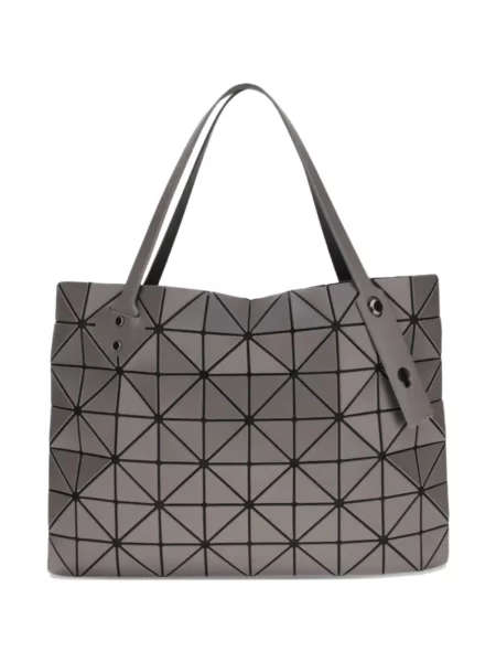Geantă de mână Bao Bao Issey Miyake cu imprimeu geometric gri