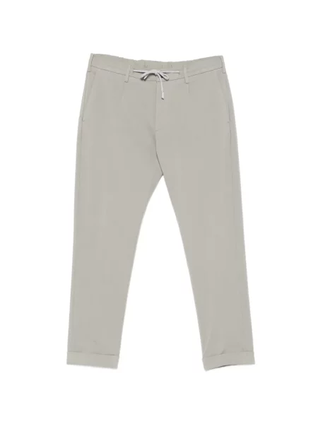 Pantaloni Eleventy cu cordon verde