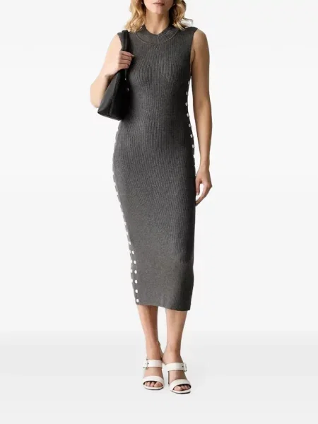 Rochie midi Karl Lagerfeld gri