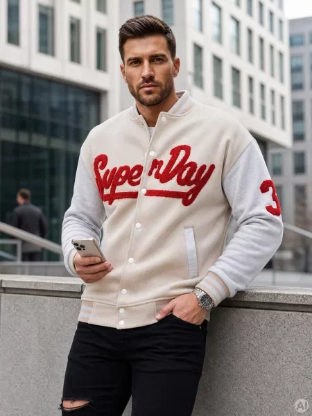Bluza rozpinana ecru Dstreet