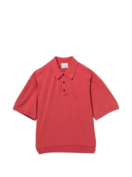 Polo Halfboy prążkowane czerwone