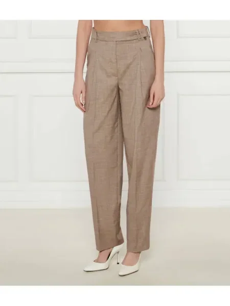 Liu Jo Nadrág | Relaxed fit | high waist bézs