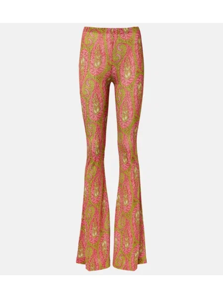 Pantaloni Etro cu imagine verde