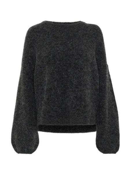 Gestuz Pulover GZAlpha metalic gri