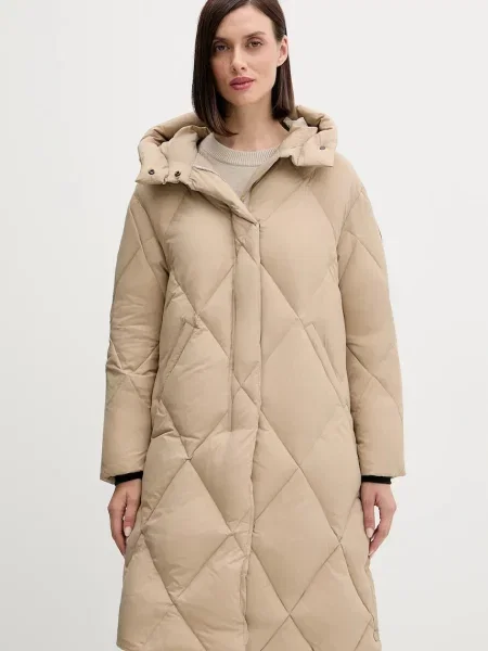 Пухено яке Bomboogie зимен модел бежово