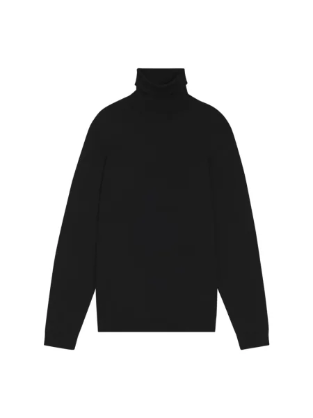 Sweter Boss wełniany czarny