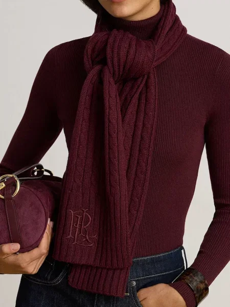 Шерстяной шарф Lauren Ralph Lauren