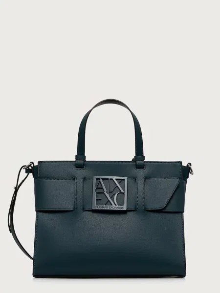 Armani Exchange geantă pentru femei cu imitație de piele