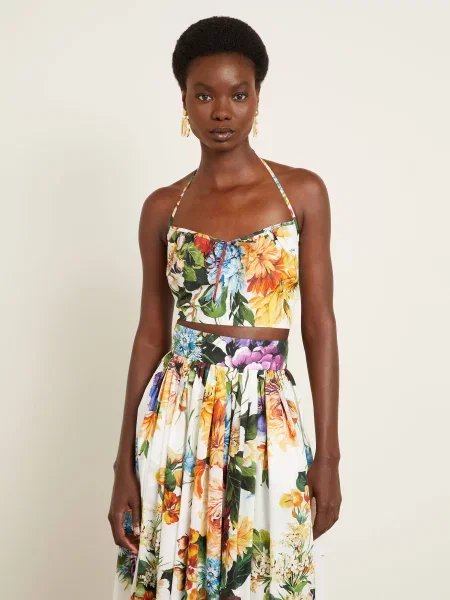 Krótki top Dolce And Gabbana biały