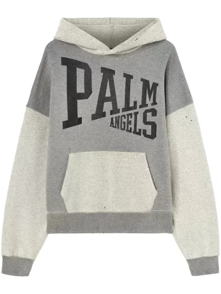 Hanorac cu glugă Palm Angels cu imagine gri
