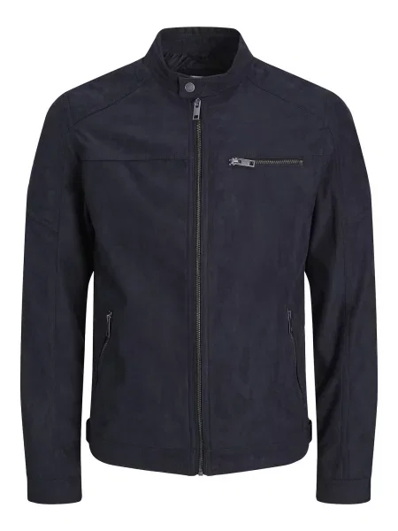 JACK & JONES Geacă de primăvară-toamnă JCOROCKY JACKET' negru