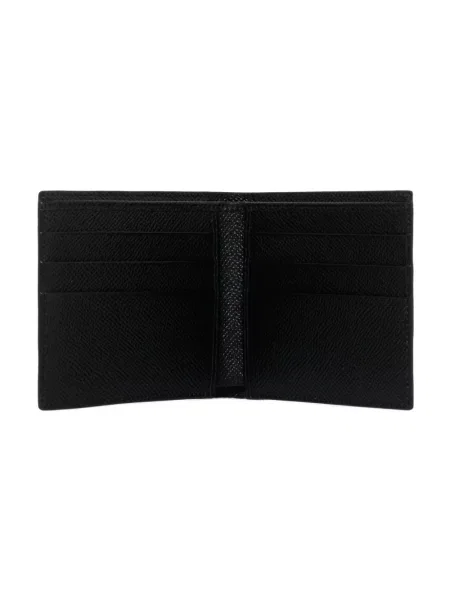 Portfel Dolce And Gabbana skórzany z logo klasyczny czarny