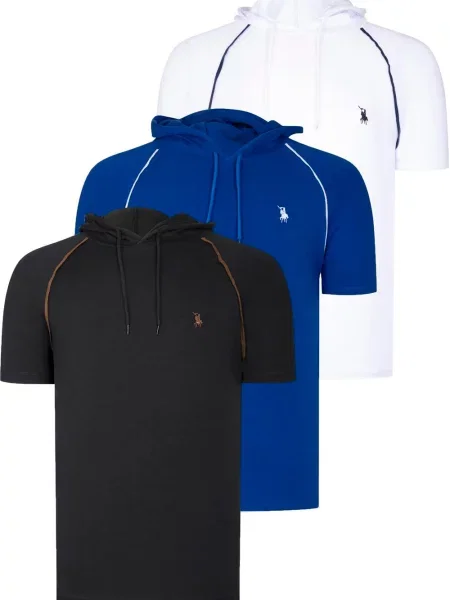 Tricou Dewberry cu glugă alb