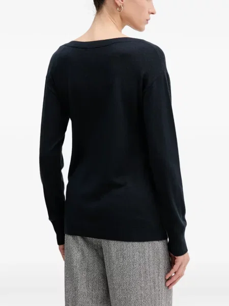 Lung pulover Sisley albastru