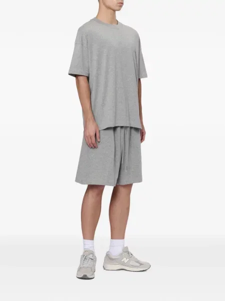 Tricou Fear Of God Essentials cu imagine clasic gri