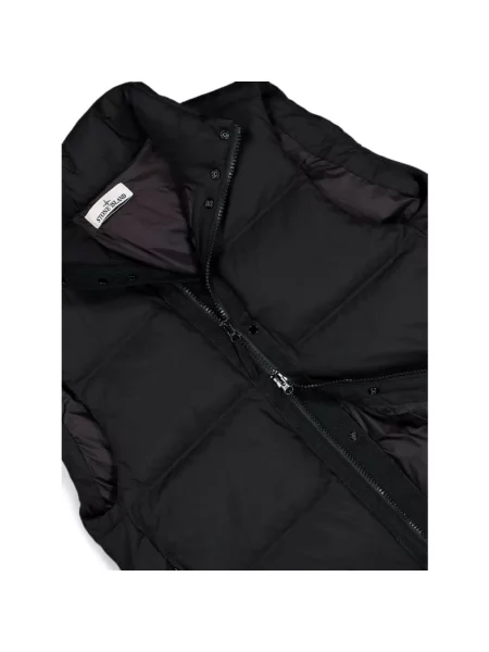 Kamizelka puchowa Stone Island z kamieniami czarna