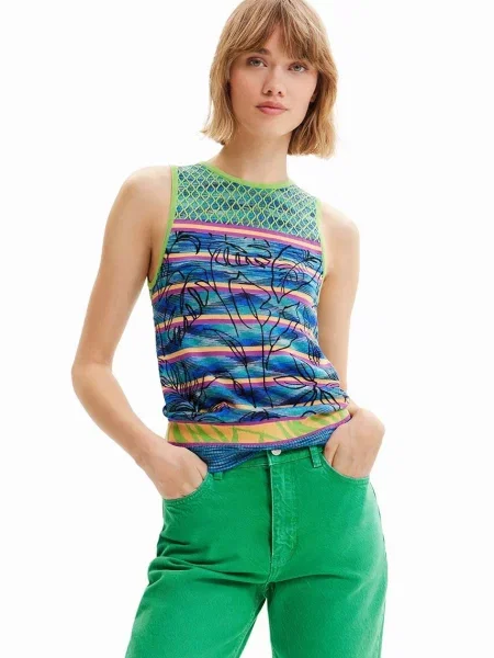 Felső Desigual fekete