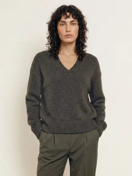 Marc Cain Svetry Z Alpaky forest night new