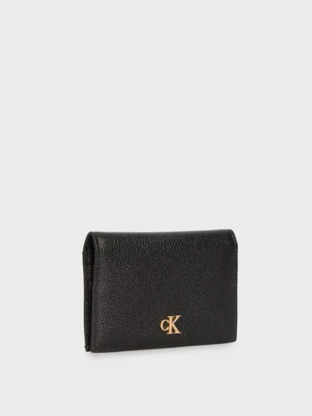 Кожаный кошелек Calvin Klein Jeans черный